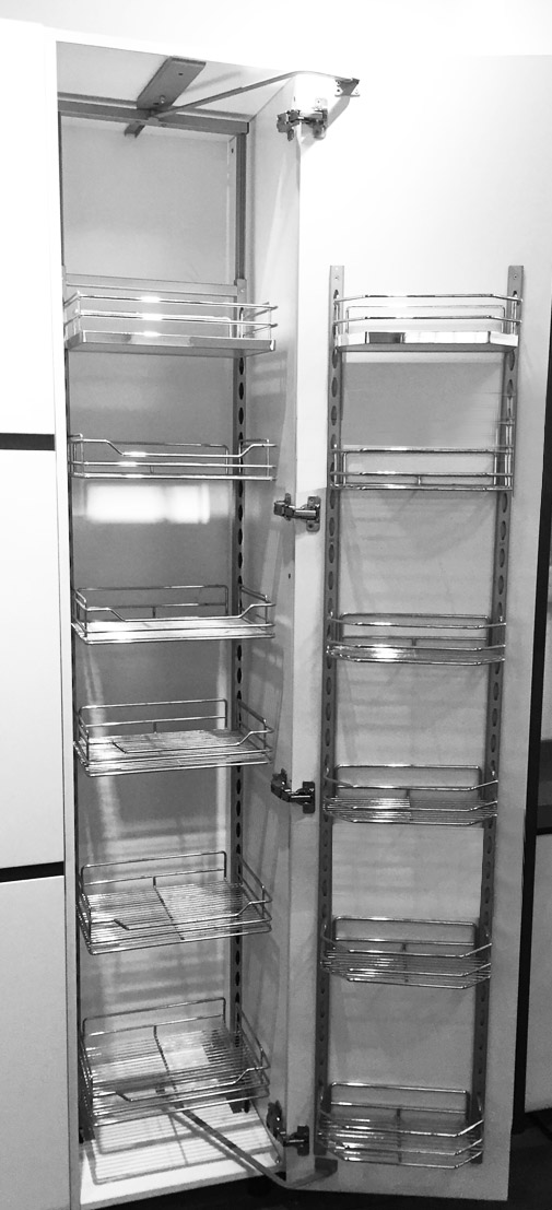 Kit aménagement caisson colonne 214X60cm+2x6 paniers